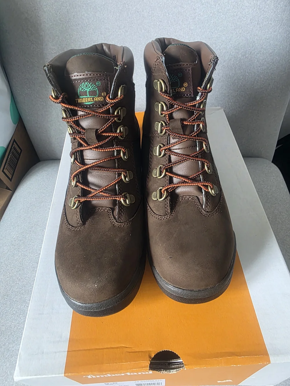 Timberland Brown Leather Hiking Boots